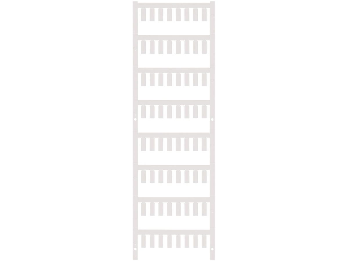 Leitermarkierer Weidmüller MultiCard SF für Ø3…3.7mm 12×4.6mm PA66 Sonderdruck