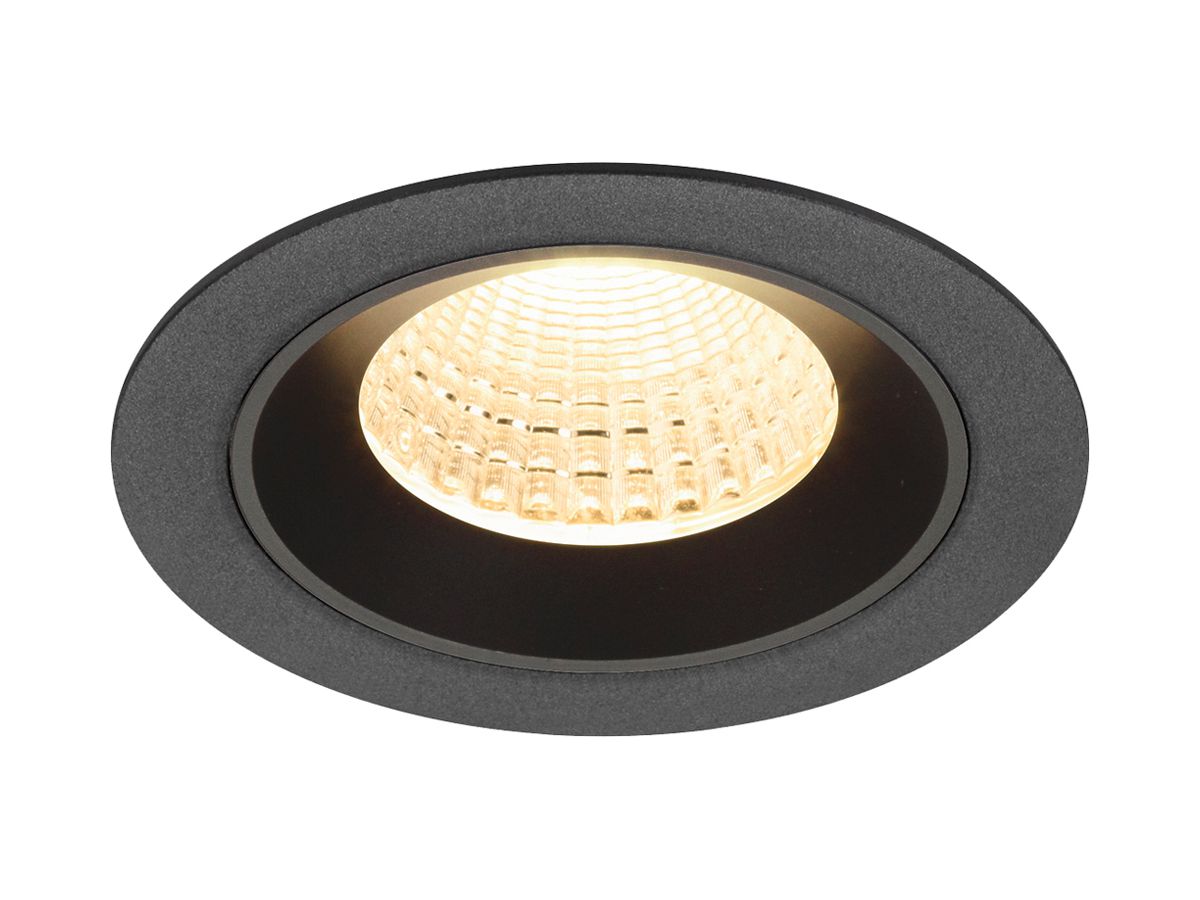 EB-LED-Deckenleuchte SLV NUMINOS M 12W 1800lm 3000K WB DALI DIM Ø105×68mm sz