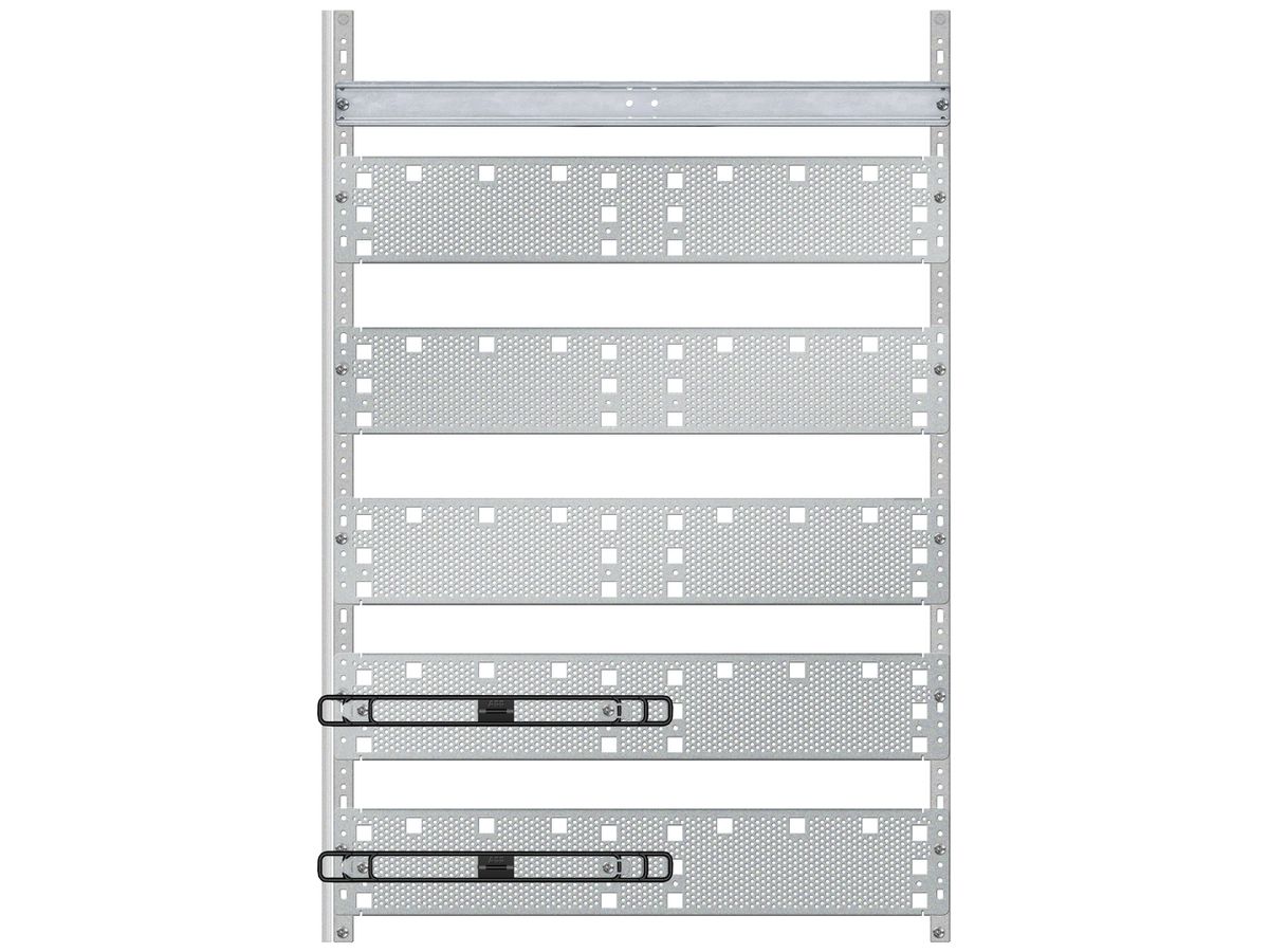 Mediafeld ABB, für Kleinverteiler Leerschränke, 2 feldrig, 5 Reihen Bauhöhe 1