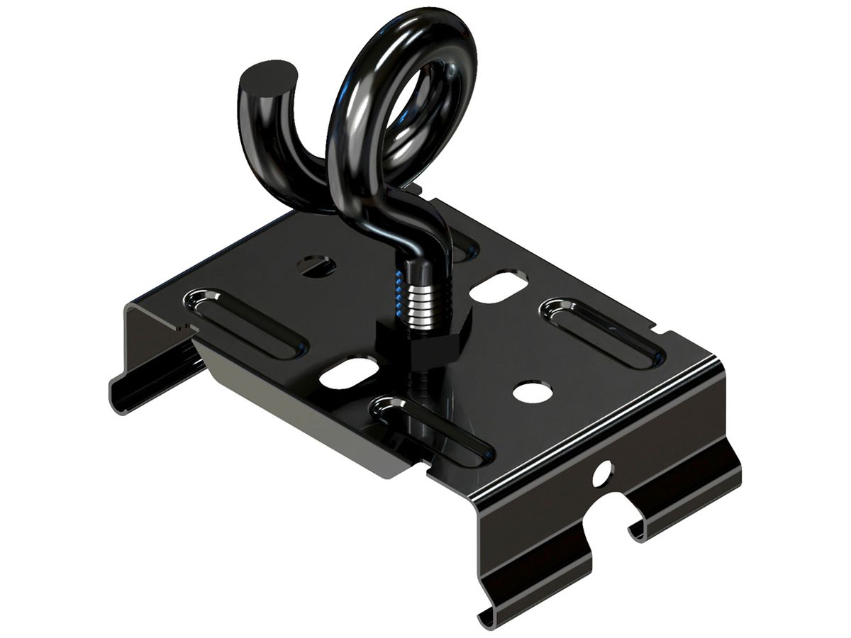 Abhängehalterung SLV EASYLIGHT CSK 56.5×36.2×52.5mm Edelstahl schwarz