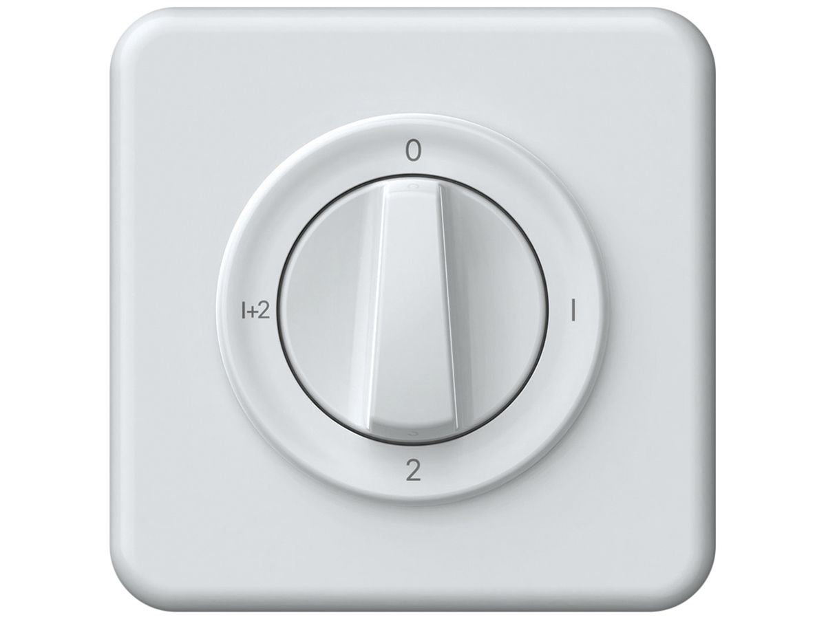 UP-Drehschalter origin Serienschalter 1/1L 16A 250V 0-1-2-1+2 92×92mm weiss