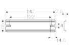 Tragschiene Hensel für KF 10 147mm