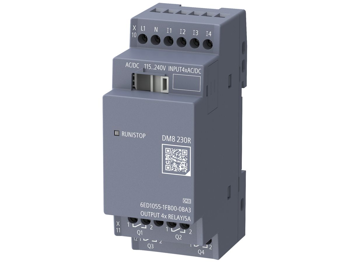REG-Ein-/Ausgangs-Modul SPS Siemens LOGO! 9 DM8 230R 4DI/4DO