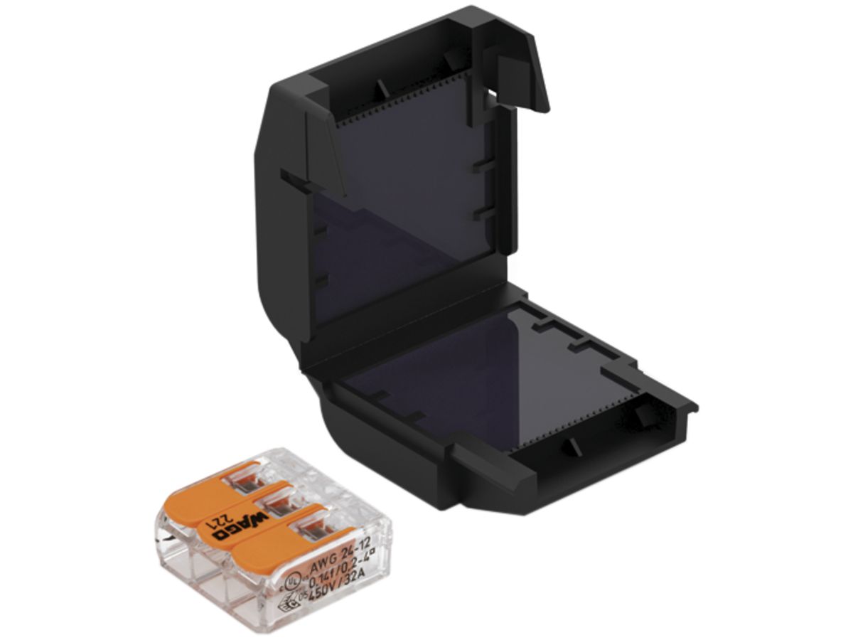 Verbindungsmuffe Cellpack EASY-PROTECT 113, 33.6×32×17.8mm, mit Klemmen