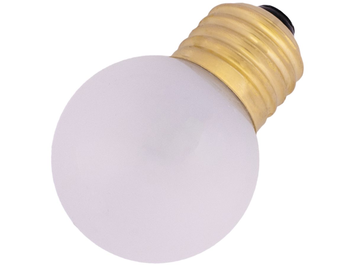 LED-Lampe ELBRO E27, 1.5W, 230V, 70lm, 2500K, 300°, Ø45, weiss, opal