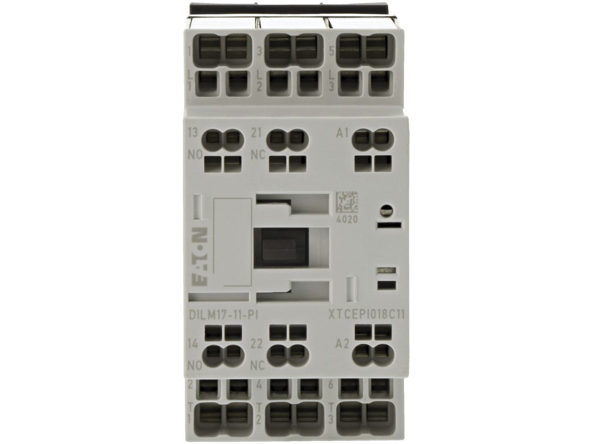 Leistungsschütz Eaton, 3P 380V 400V 7.5kW, 1S, 1Ö, 220V 50/60Hz, Push-in-Klemmen