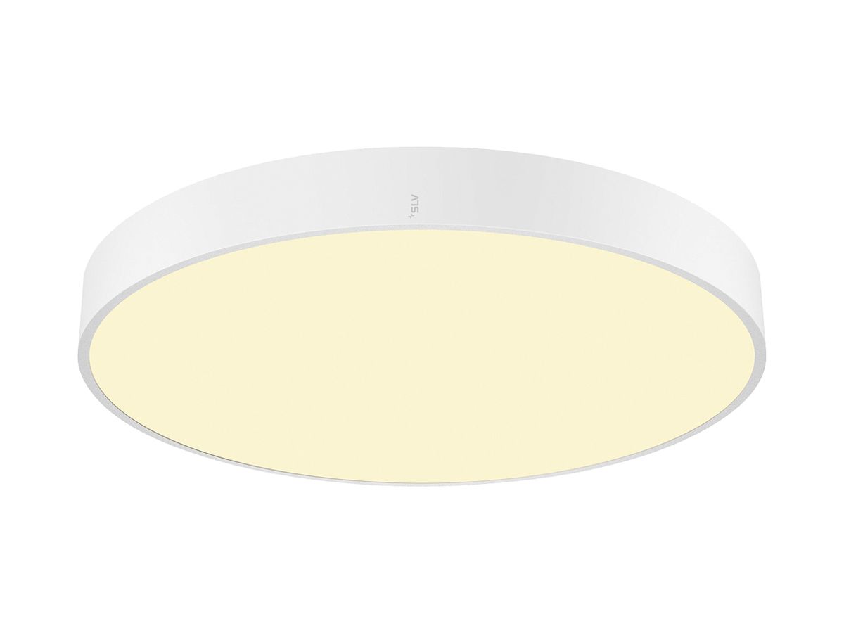 LED-Deckenleuchte SLV MEDO PRO 60 37W 5500lm 930/940 IP50 DIM Ø600mm weiss
