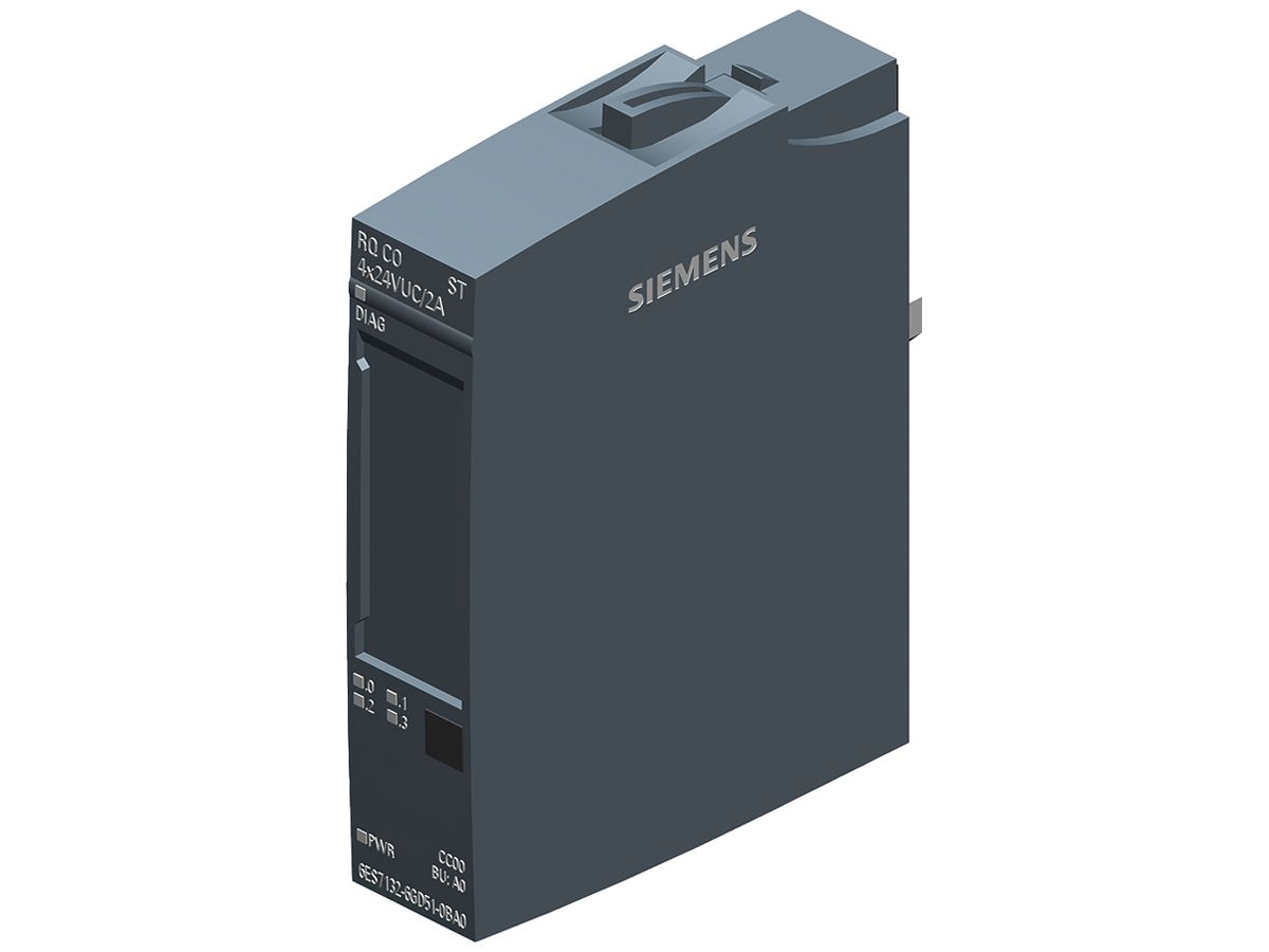 SPS-Relaismodul Siemens SIMATIC ET200SP RQ 4×24VDC/2A ST A0 CC00