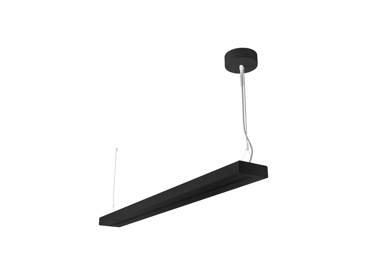 LED-Pendelleuchte LEDVANCE LINEAR 54W 6800lm 4000K DALI EM3h 1210mm schwarz