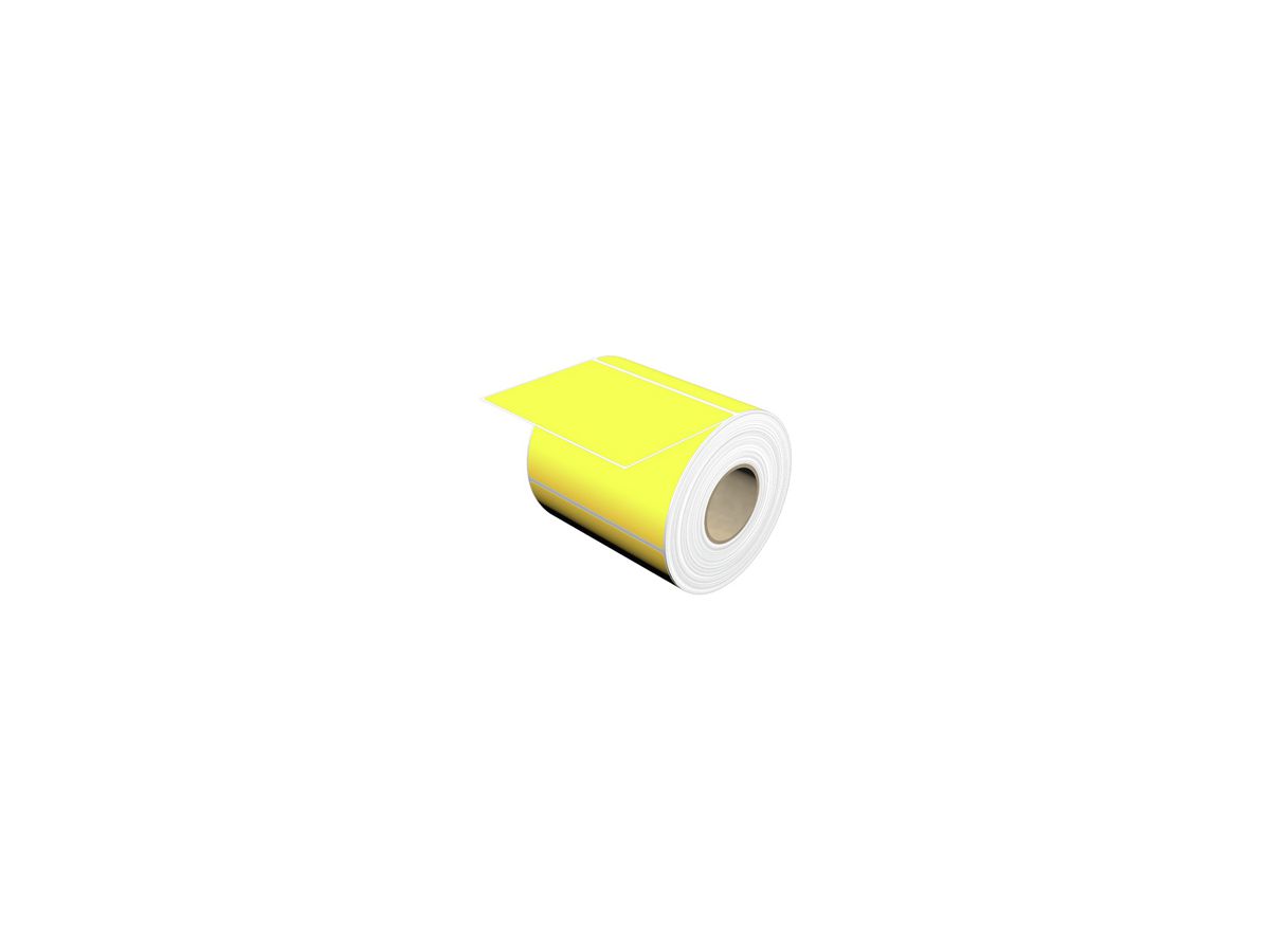 Etikette Weidmüller THM MT30X selbstklebend 101×74mm Polyester gelb