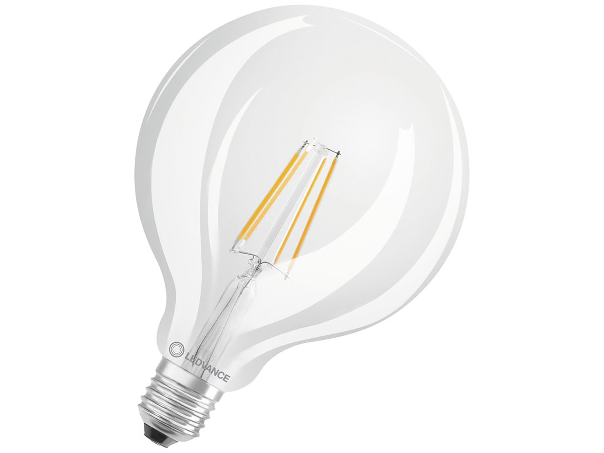 LED-Lampe LEDVANCE CLAS GLOBE E27 7W 806lm 2700K Ø125×178mm R39 klar