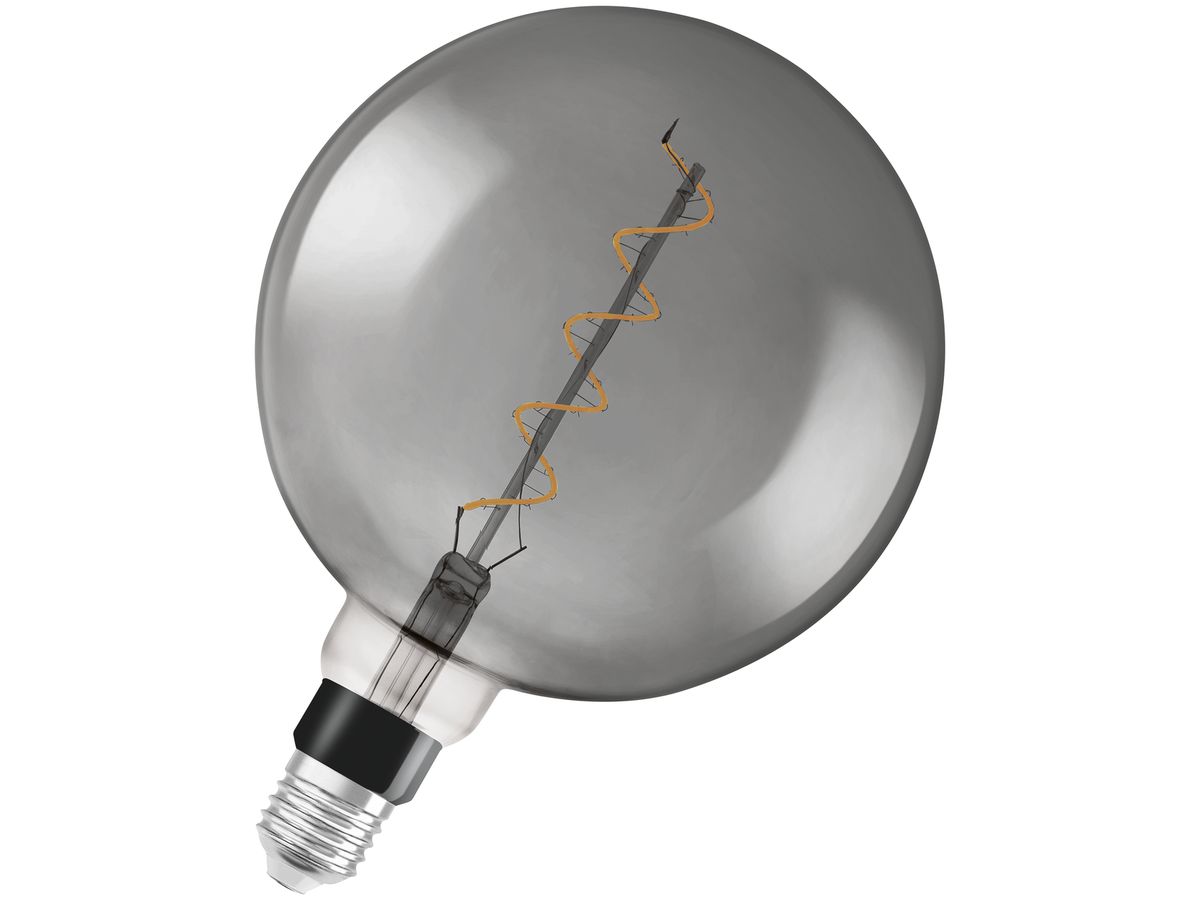 LED-Lampe Vintage 1906 CLASSIC GLOBE200 12 FIL SMOKE 110lm E27 5W 230V 818