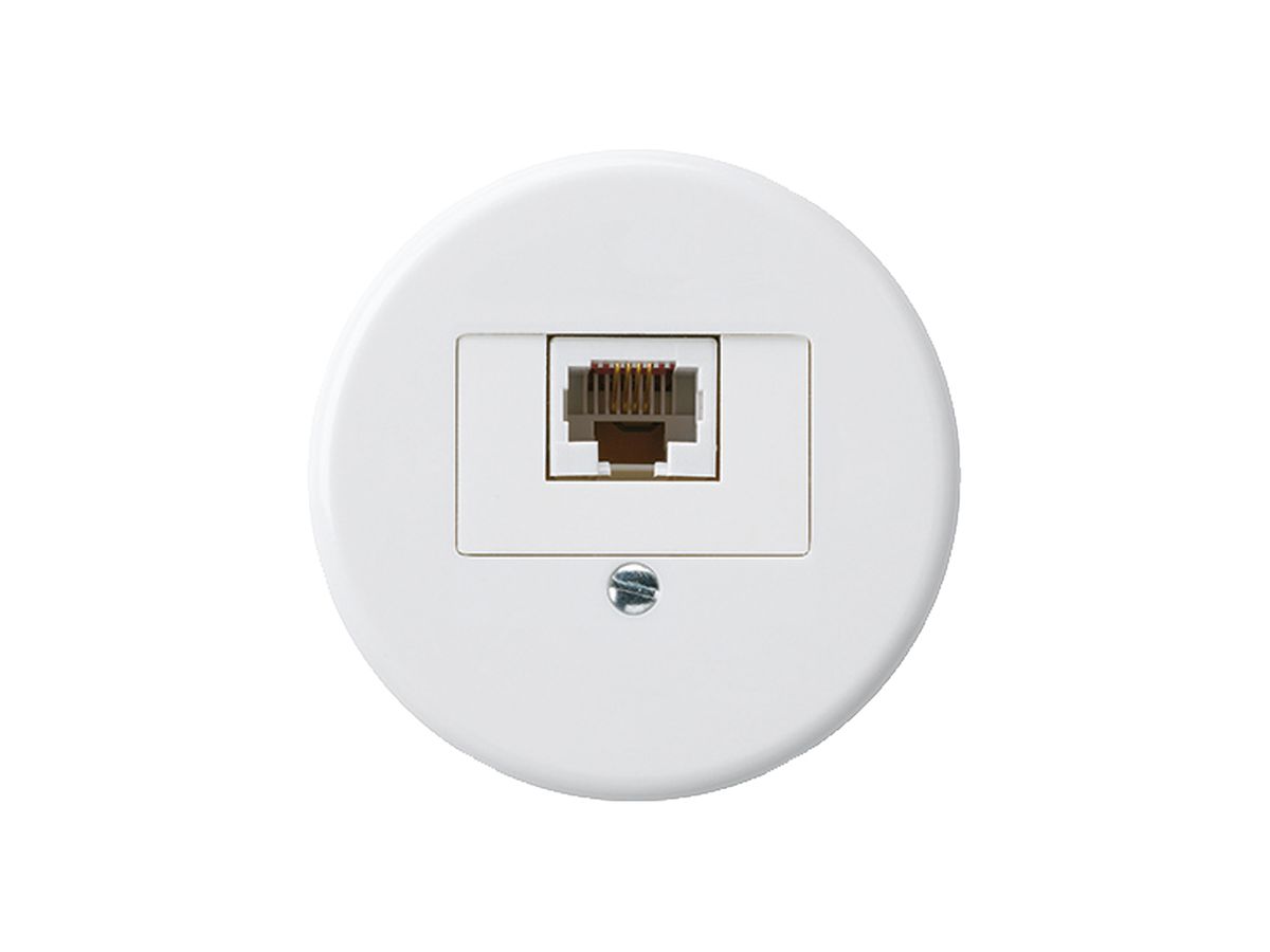 Einsatz zu UP-Dose basico 1×RJ45u weiss