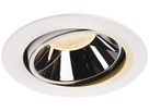 LED-Downlight SLV NUMINOS MOVE XL 37.4W 3400lm 2700K 20° DIM Ø190×118mm ws/Cr