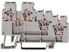 Initiatorenklemme WAGO 2.5mm² 3L grau