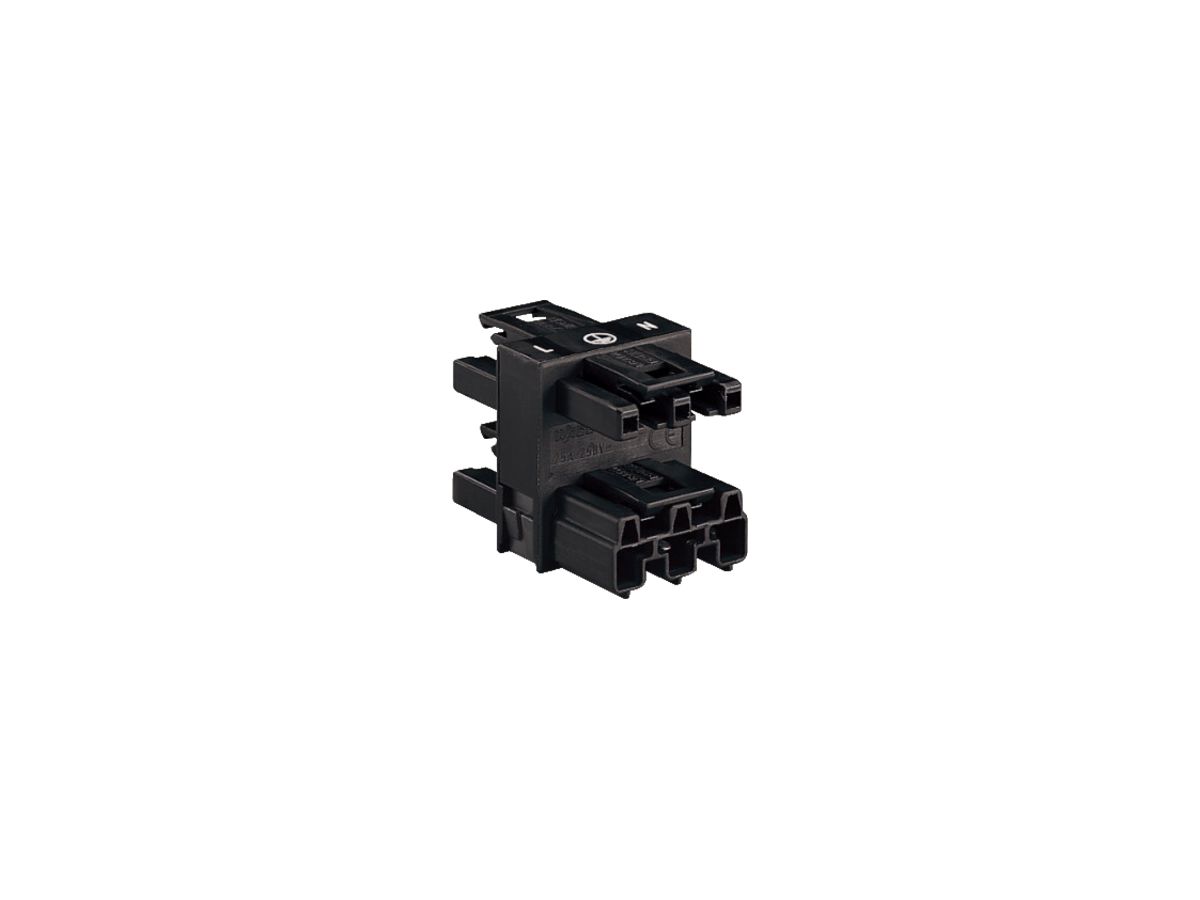 Verteiler WAGO 3L St/3×bu weiss