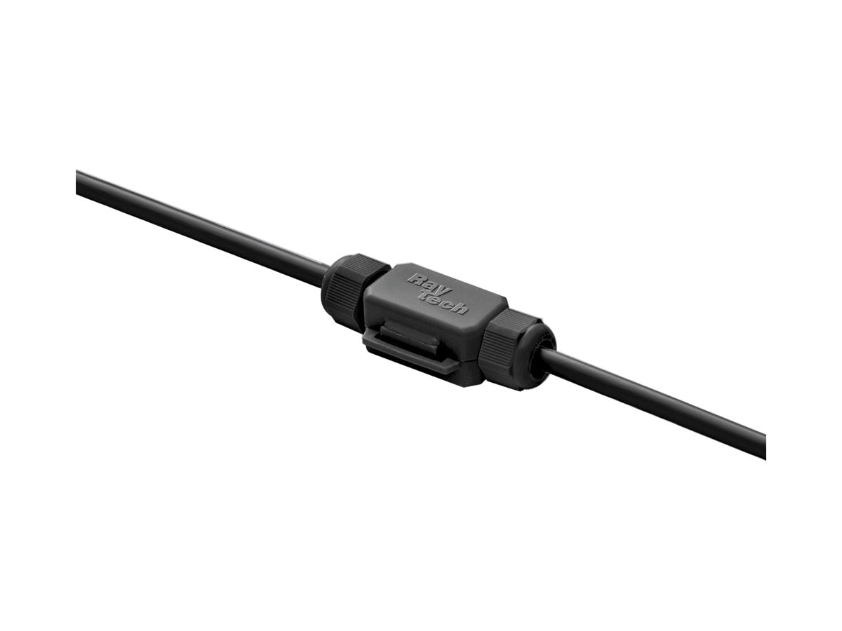 Verbindungsmuffe Raytech BARNEY-N mit Gel Verbinder Kabel Ø6…10mm IP68 schwarz