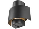 Wandleuchte SLV PHOTONI E27 1×13W IP65 DIM 109×218×225mm schwarz