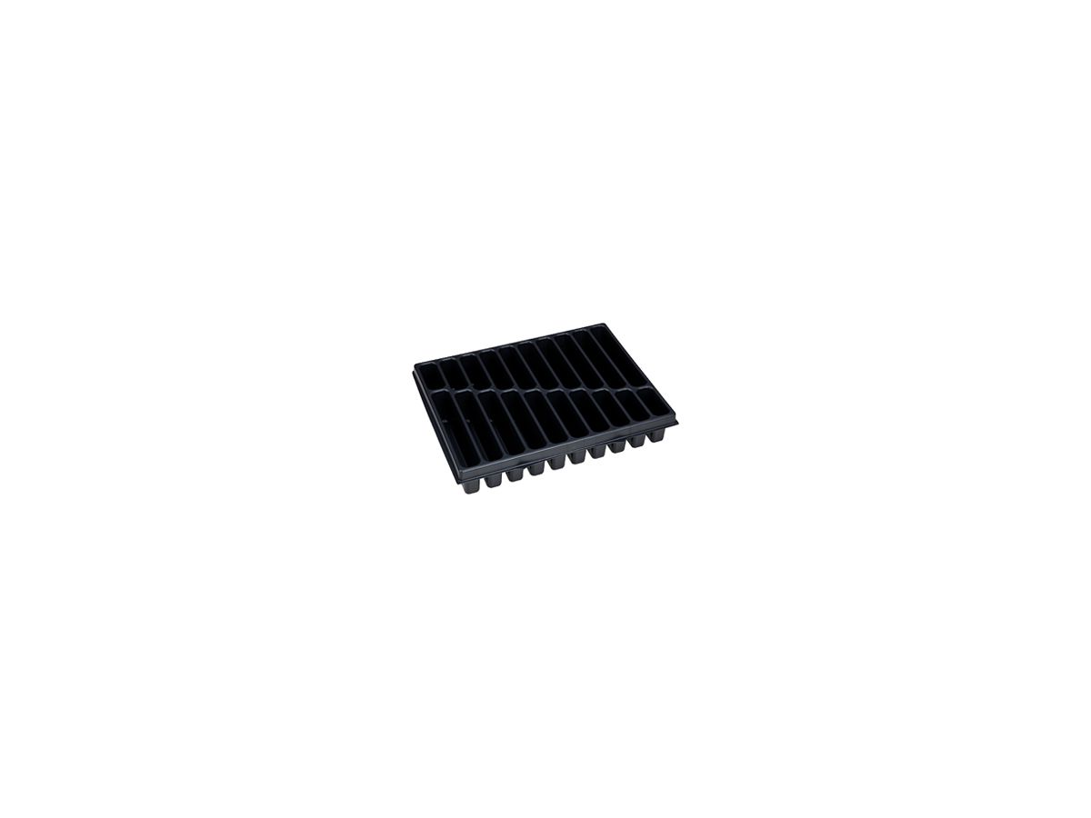 Sortiereinsatz BS Systems L-BOXX 72 349×63×265mm Kunststoff schwarz 20 Fächer