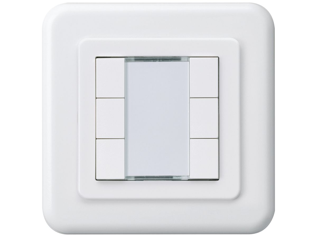 UP-Taster Hager basico C KNX 6-fach weiss