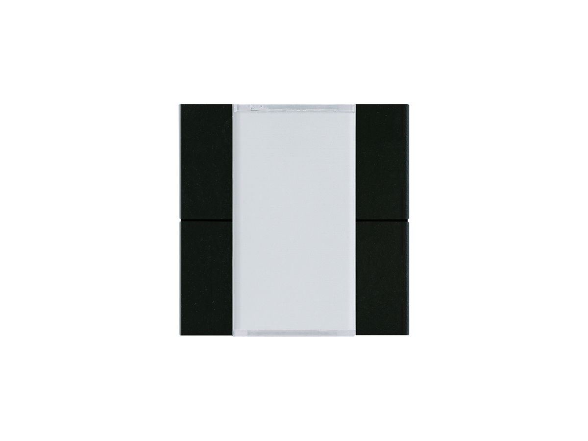 Tasterfront Hager basico KNX 4-fach schwarz 45×45mm