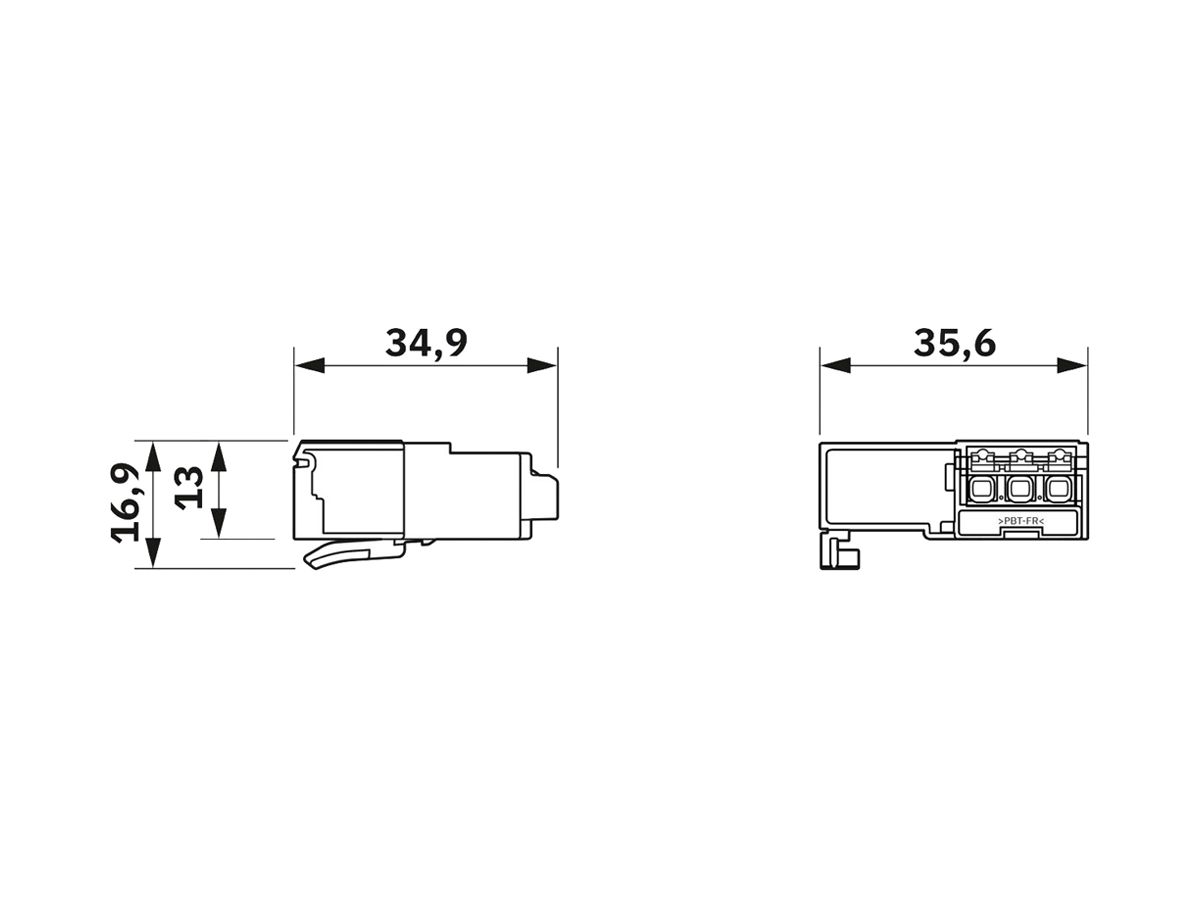 Fernmeldemodul PX SPP-R-2 AC Wechsler auf Basiselement