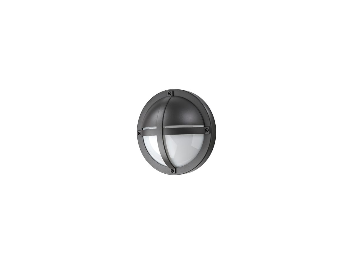 LED-Wandleuchte SG Tanto 8W 350lm 3000K IP65 Ø270mm anthrazit
