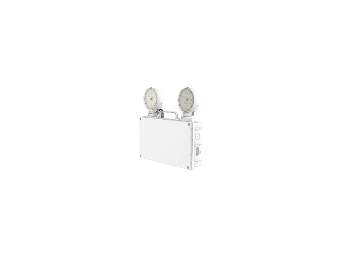LED-Sicherheitsleuchte Sylvania LifeSafe TS IP65 7W 700lm 850 bat3hPt weiss
