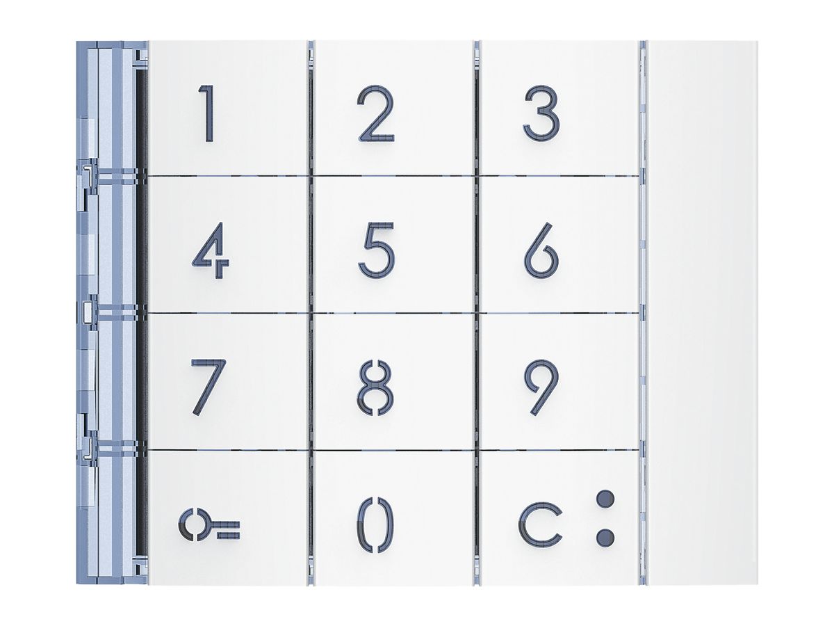 Frontblende für Code-Tastatur-Modul Sfera weiss