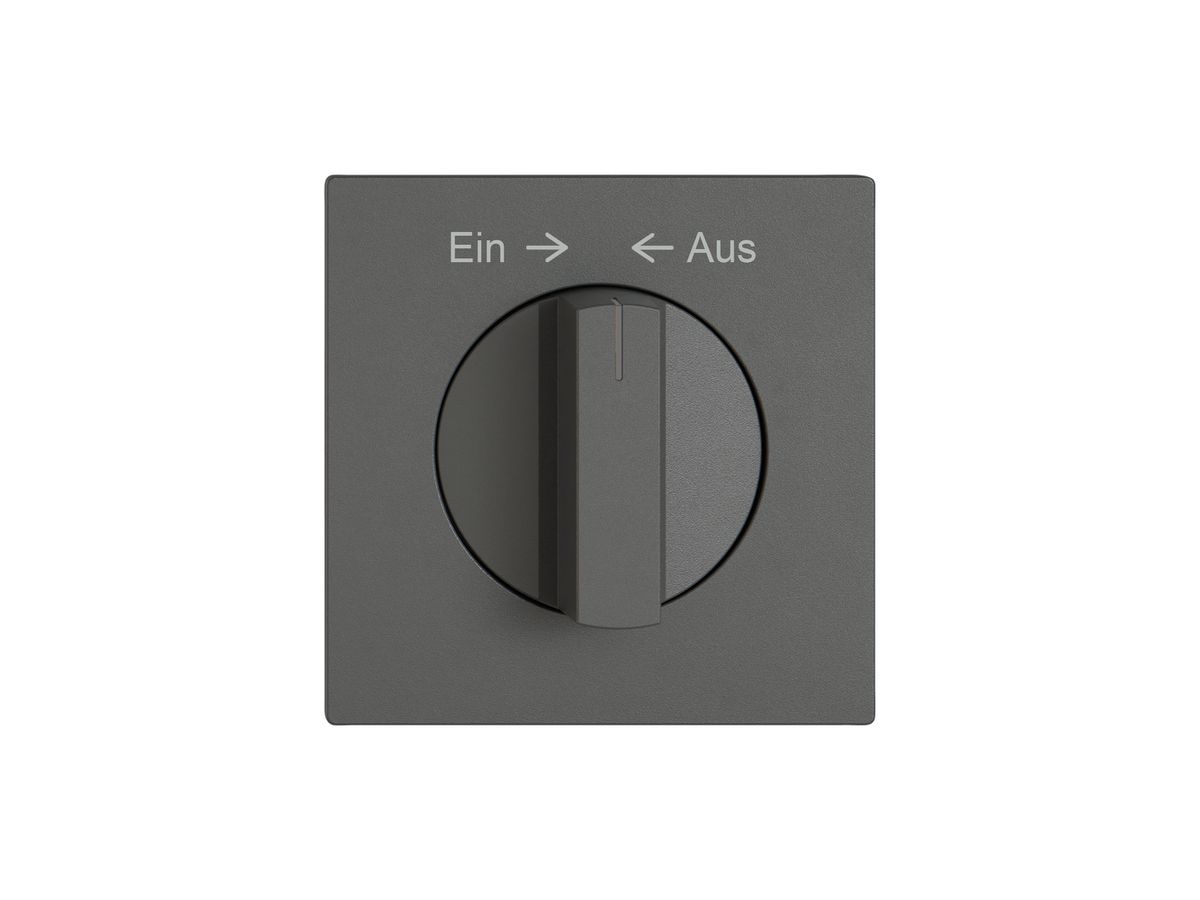 Montageset EDIZIO.liv SNAPFIX® f.Drehschalter m.Griff Ein → ← Aus dgu