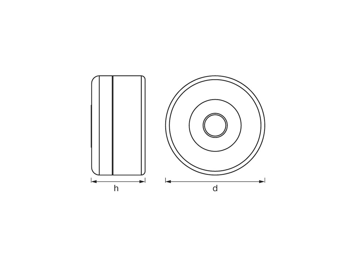 LED-Handleuchte LDV DOT-it TOUCH High, weiss
