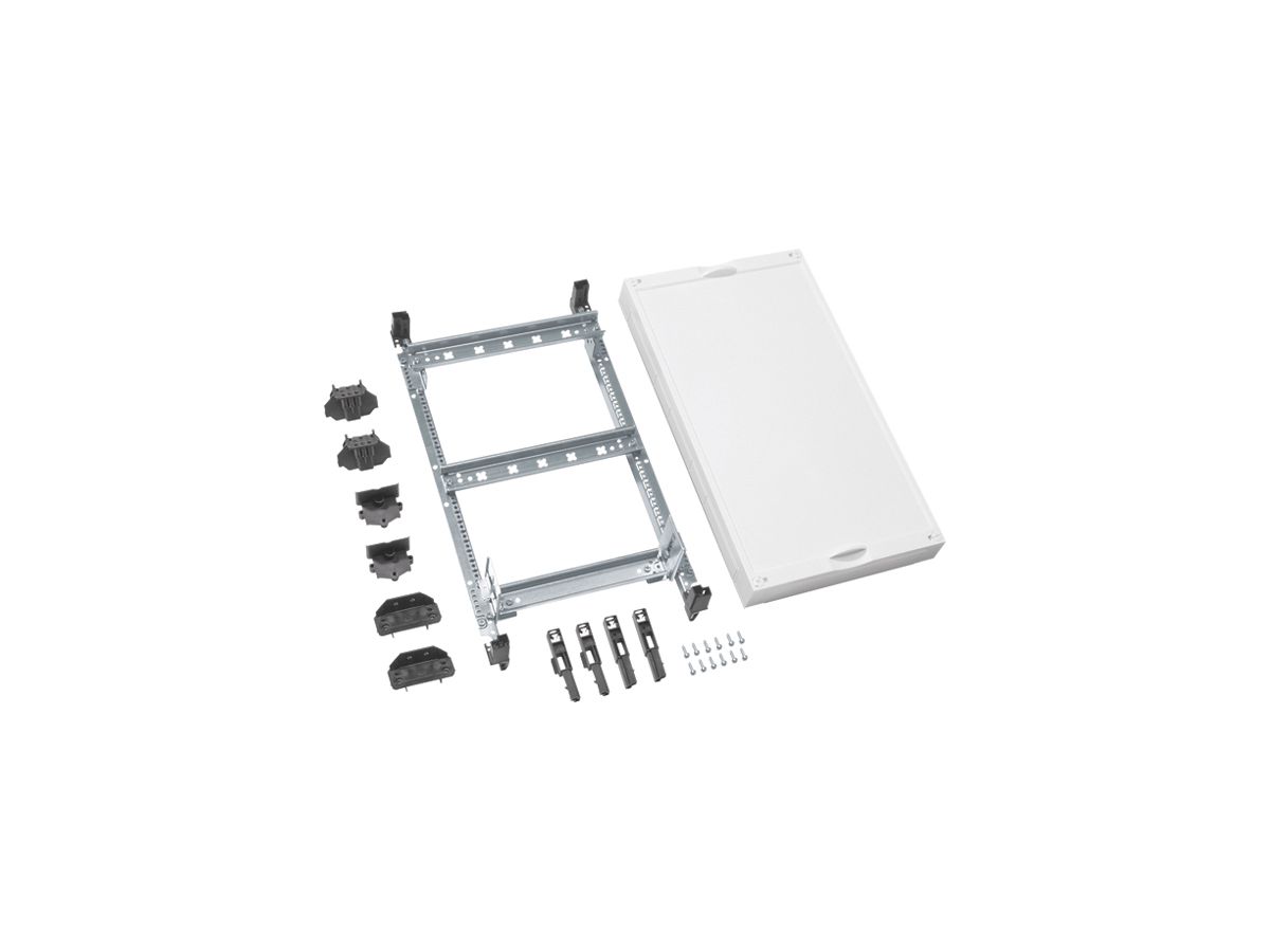 Baustein Hager Univers N 2×DIN-Schienen 150×250×450mm 125mm