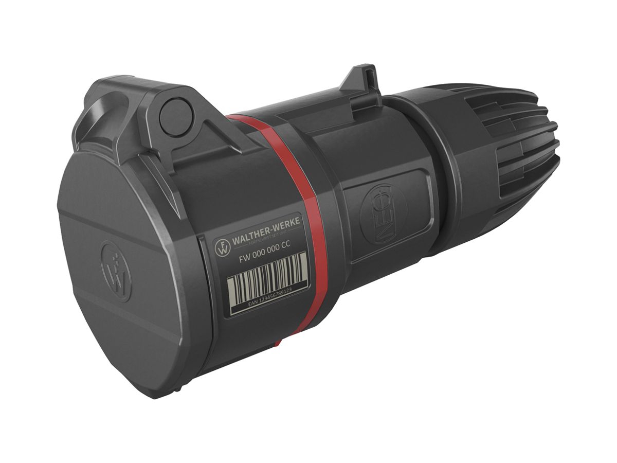 Kupplung CEE NEO 5P 16A 380…415V 6h rot IP54 Schraubklemme