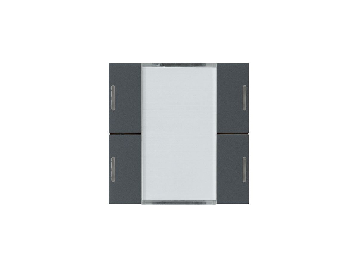 Frontset Hager kallysto LED 4×KNX systemlink/easylink anthrazit