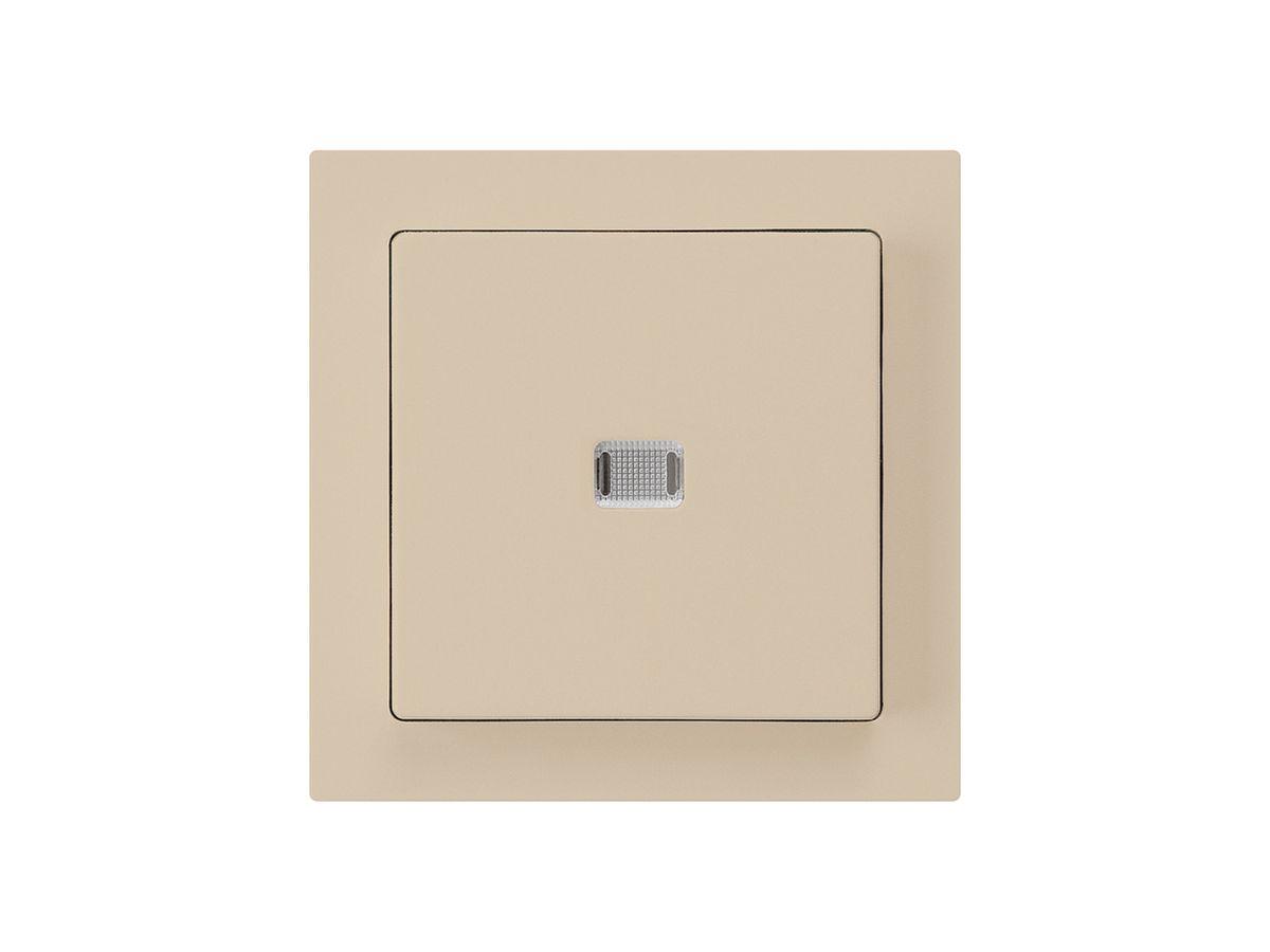 UP-Leuchtschalter kallysto 6/1L beige