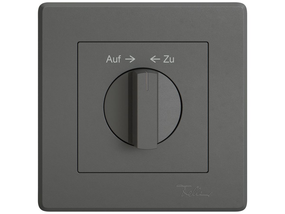 UP-Montageset EDIZIO.liv SNAPFIX® f.Drehschalter m.Griff Auf → ← Zu dgu