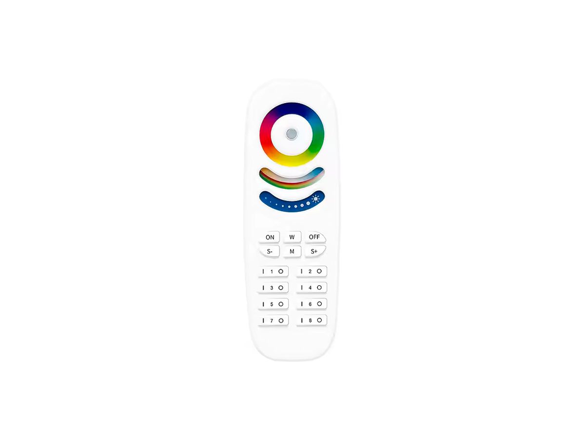 Fernbedienung ELBRO Funk zu RGBW LED Fluter Zigbee 3.0  8 Zonen  2.4G