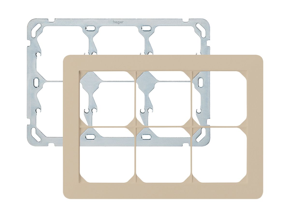 UP-Kopfzeile kallysto.trend 2×3 beige horizontal