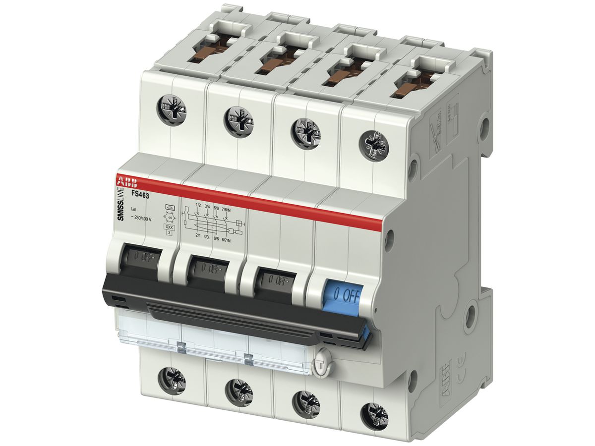 Fehlerstrom-/Leitungsschutzschalter SMISSLINE CL C 16A 10kA 4P 30mA kurz.Typ F
