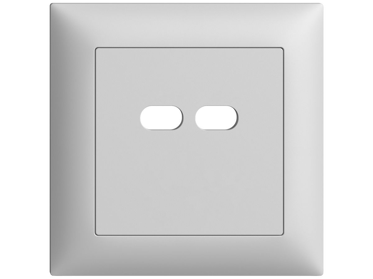 UP-Montageset Feller EDIZIOdue für Steckdose USB 18W 2×Typ C hellgrau