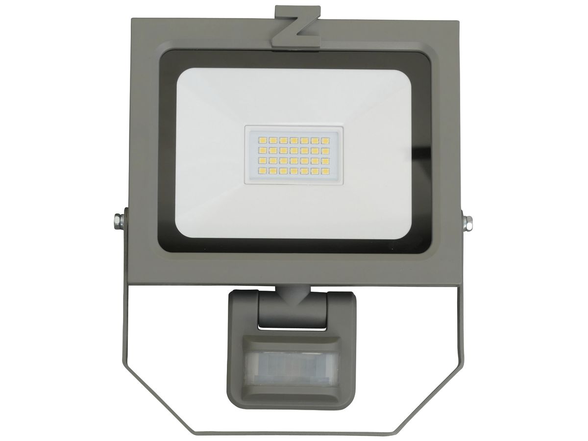LED-Strahler Z-Licht ZL PIR 20W 2000lm 4000K IK08 IP54 grau