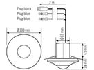 UP-Präsenzmelder ESYLUX PD-C 360i/8 DUO DALI mit WINSTA Code A/I, weiss