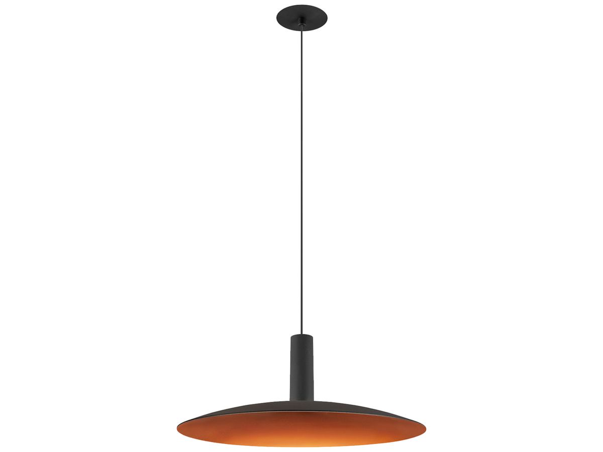 LED-Pendelleuchte SLV LALU ELYPSE 10W 650lm 2700…3000K DIM Ø330×135mm schwarz