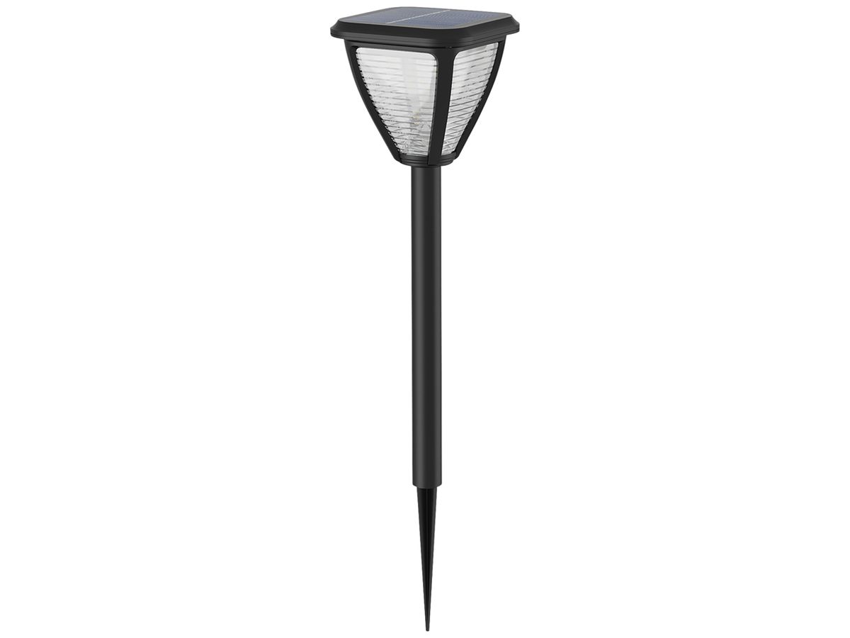 LED-Spiessleuchte Philips Vapora Solar SEN 1.5W 200lm 827 IP44 130×130 schwarz