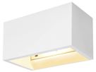 Wandleuchte SLV PLASTRA R7s 20W 190×145×125mm Gips weiss