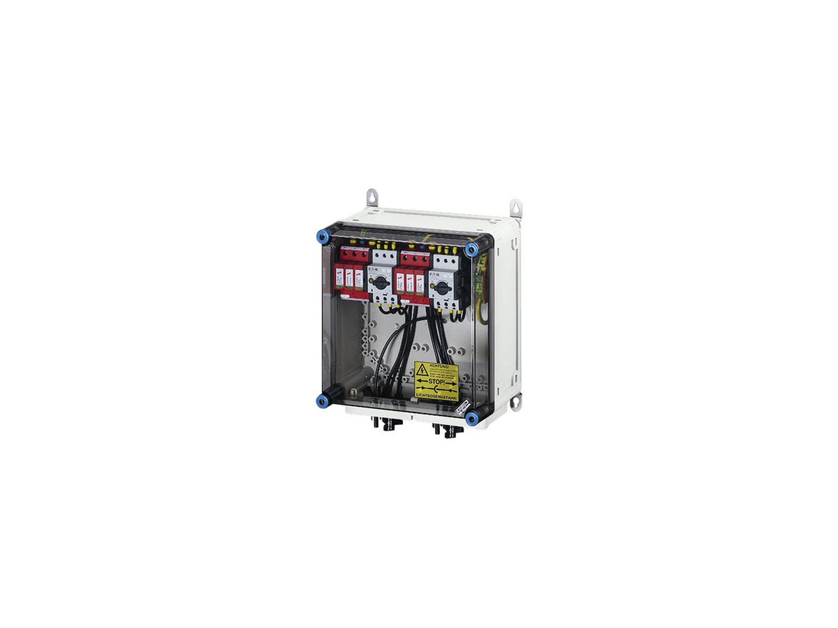PV Kasten ENYSUN Mi PV 2222 mit MC4-Stecker 2×Überspannungsableiter+Freischalter
