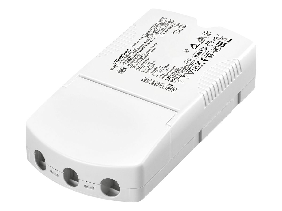 LED-Konverter Tridonic LC o4a NF SR 450…1050mA, 45W, 160×82×34mm