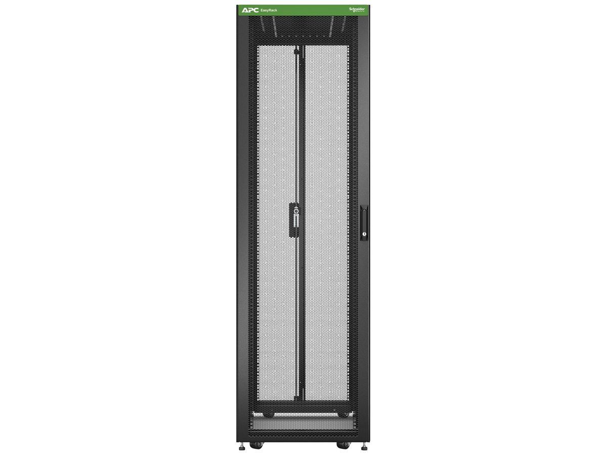 Netzwerkschrank Easy Rack 600mm/42HE/1200mm mit Boden schwarz