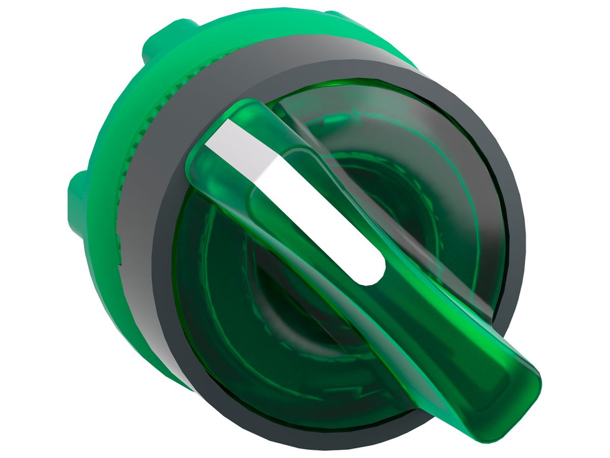 Leuchtwahlschaltervorsatz Harmony XB5 kurzer Drehgriff Ø22.5mm verrastend gn