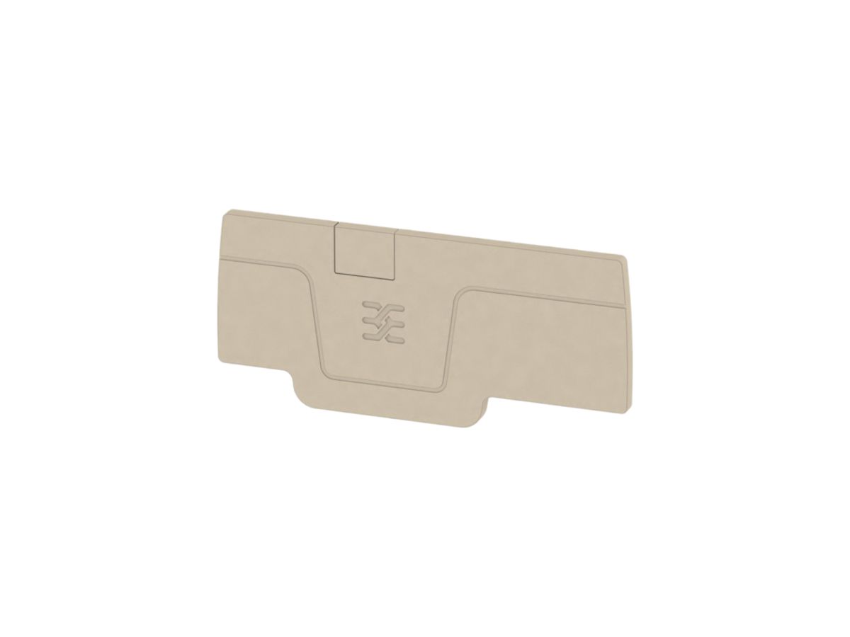 Abschlussplatte Weidmüller A-Reihe AEP 3C 2.5 64.15×2.1mm, beige